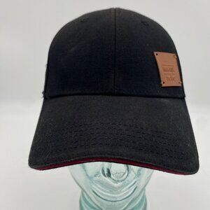 Totto Brand High Vibe Cap Men’s Black Strapback Hat Distressed Adjustable Sz M